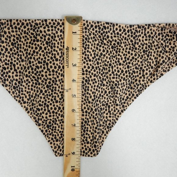 Bikini Bottoms Cheeky Low Coverage Size M Xhilaration Leopard Womens - Picture 6 of 7